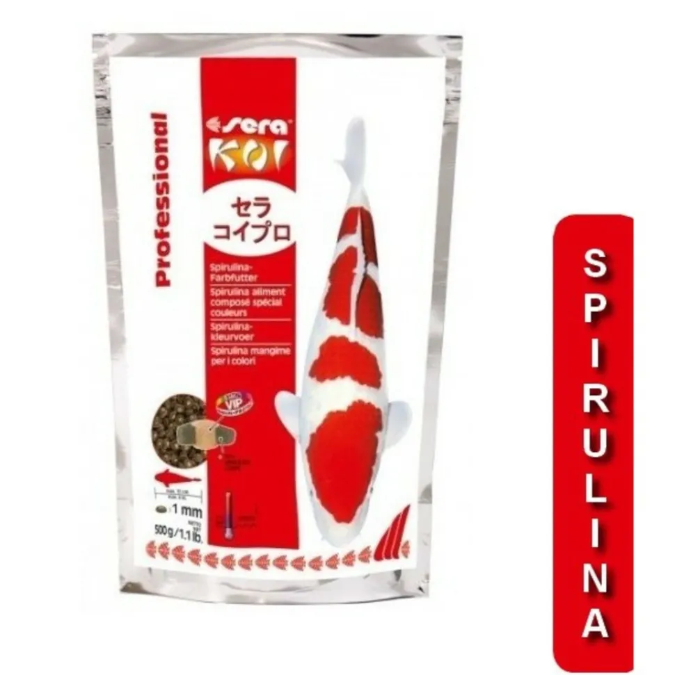 SERA - Spirulina 500g sera koi professional aliment composé spécial couleurs