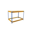 SIMONRACK - Etabli simonwork basic 1 901260-1 bleu/orang/bois bleu/orange/bois 900x1200x600 - simonrack