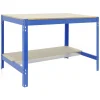 SIMONRACK - Etabli simonwork bt0 1200x600 bleu/bois bleu/bois 842x1210x610 - simonrack