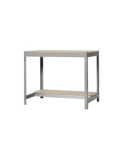 SIMONRACK - Etabli simonwork bt0 1500x600 gris/bois gris/bois 842x1510x610 - simonrack