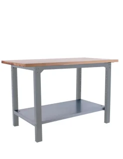 SIMONRACK - Etabli simonwork bt6 pro laminate 1500 gris/hêtre gris/hêtre 865x1500x750 - simonrack
