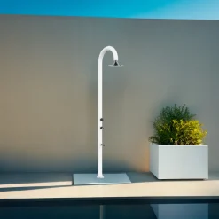 SINED - Douche en alu avec led 3 jets et capteur eau chaude et froide