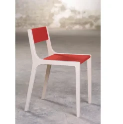 SIRCH - Chaise design sepp rouge