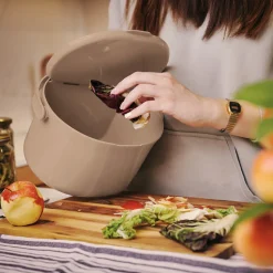 SKAZA - Bac à composte bokashi, daily, 3,3l, capuccino