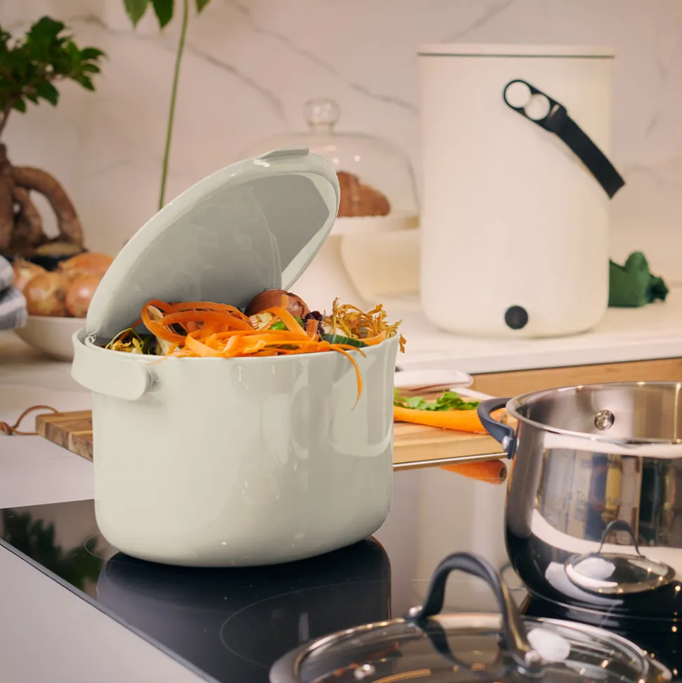 SKAZA - Bac à composte bokashi, daily, 3,3l, crème