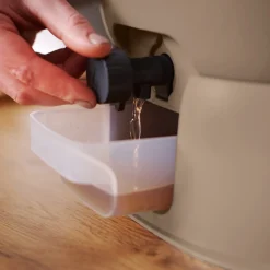 SKAZA - Composteur bokashi essential 15,3l +1kg brain+base-capuccino