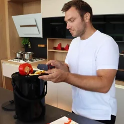 SKAZA - Composteur bokashi organko 2 ocean 9,6l noir skaza