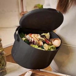 SKAZA - Poubelle à compost organko daily 3,3l noir skaza