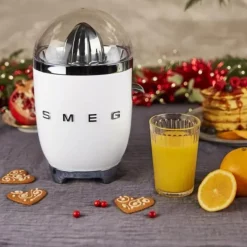 Smeg presse-agrumes 70w blanc - cjf11wheu