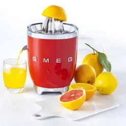 Smeg presse-agrumes 70w rouge - cjf11rdeu