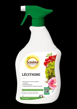 SOLABIOL - Lécithine - contre mildiou & odïum - composition 100% d'origine naturelle - 1l