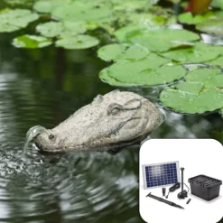 SOLAIREPRATIQUE - Fontaine solaire crocodile 600 l/h maxi