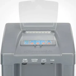 SOLAIREPRATIQUE - Kit pompe solaire bassin jet d'eau pro batt led 2600l-100w avec batterie et anneau led