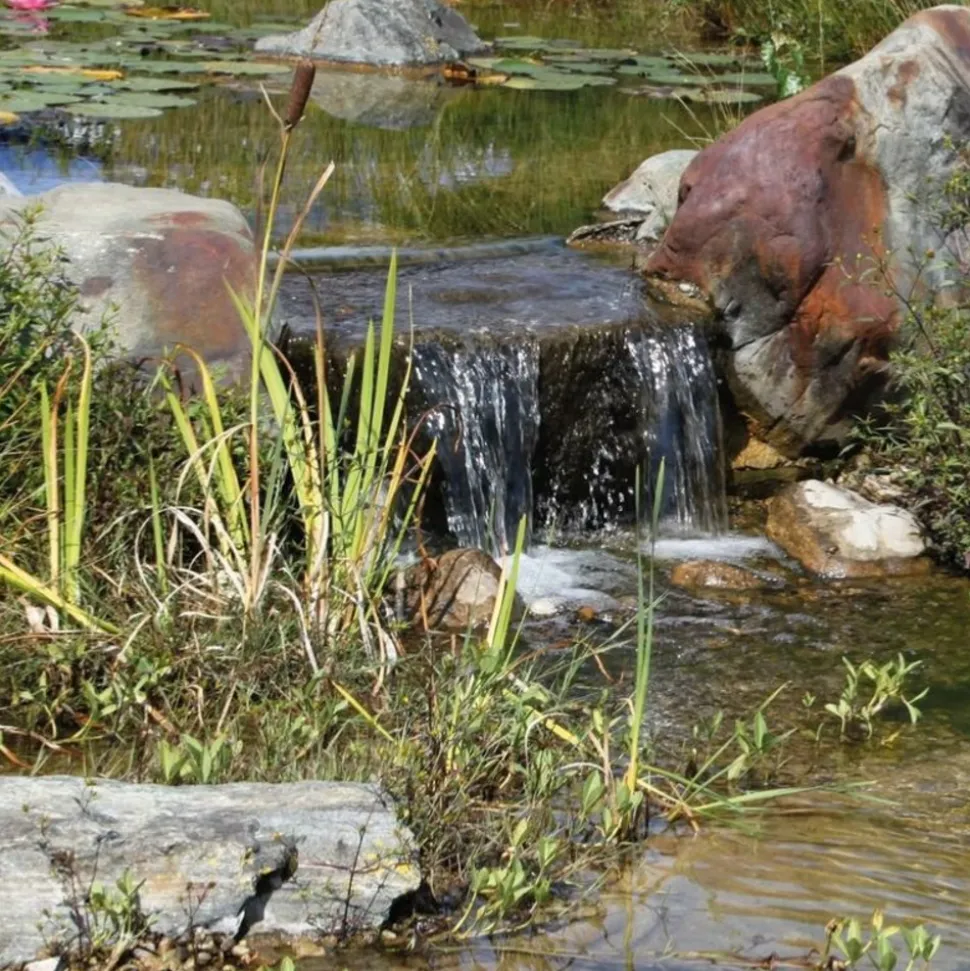 SOLAIREPRATIQUE - Kit pompe solaire bassin fontaine cascade pro batt 2600l-100w avec batterie