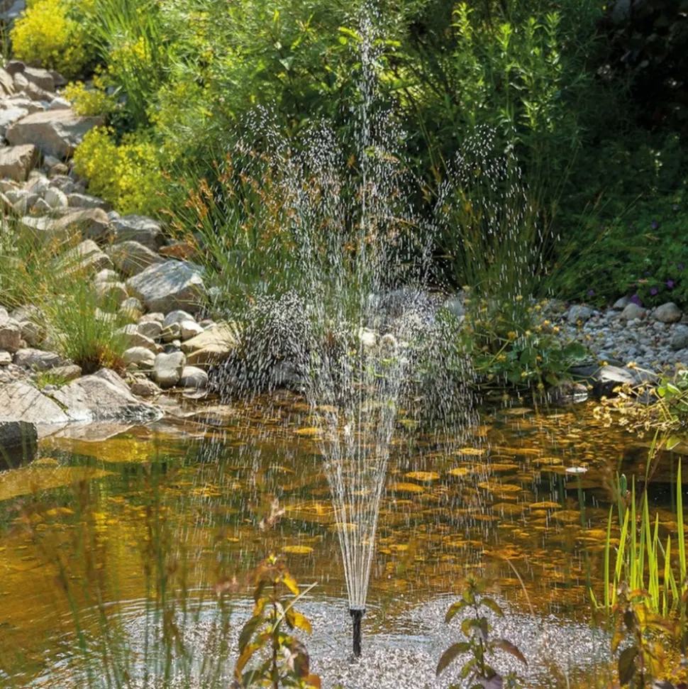 SOLAIREPRATIQUE - Kit pompe solaire bassin avec filtre fountain pro 875l-25w