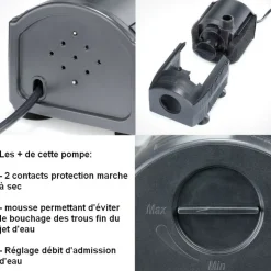 SOLAIREPRATIQUE - Kit pompe solaire bassin fountain pro 875l-25w