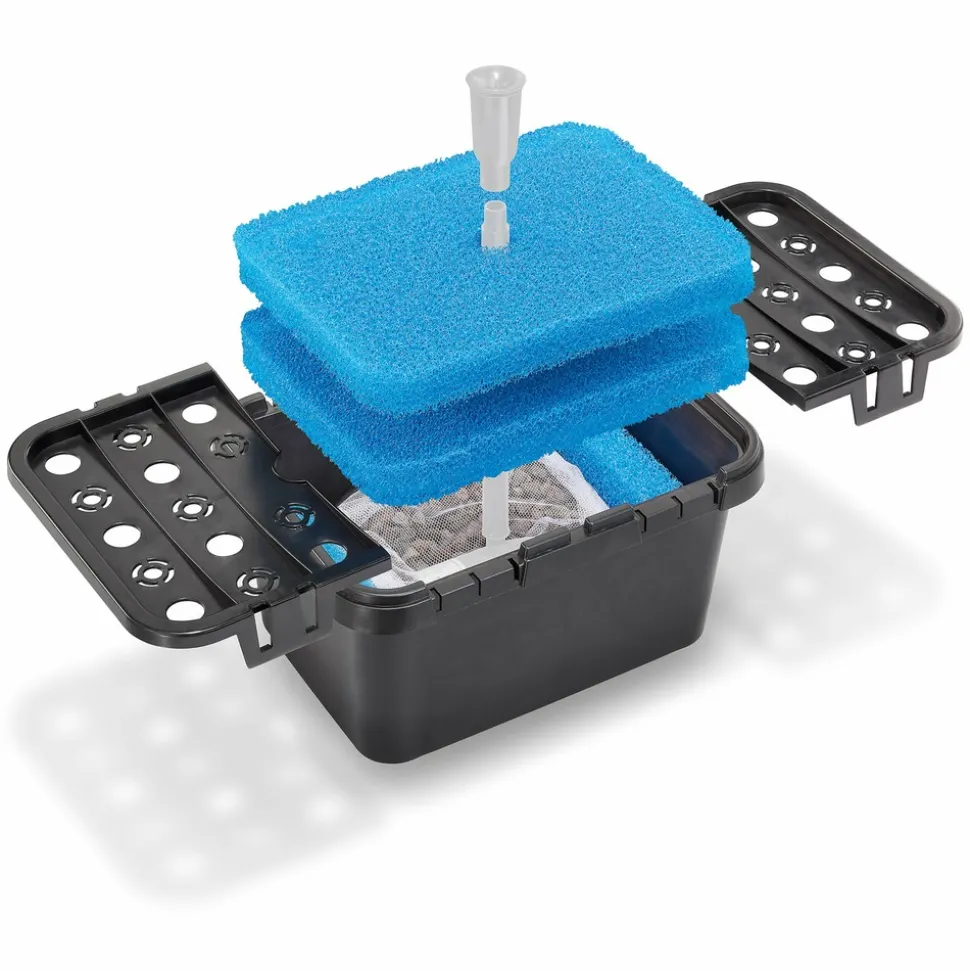 SOLAIREPRATIQUE - Kit pompe solaire bassin avec filtre fountain pro 380l-8w