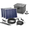 SOLAIREPRATIQUE - Kit pompe solaire bassin avec filtre gros débit premium 5000l-150w