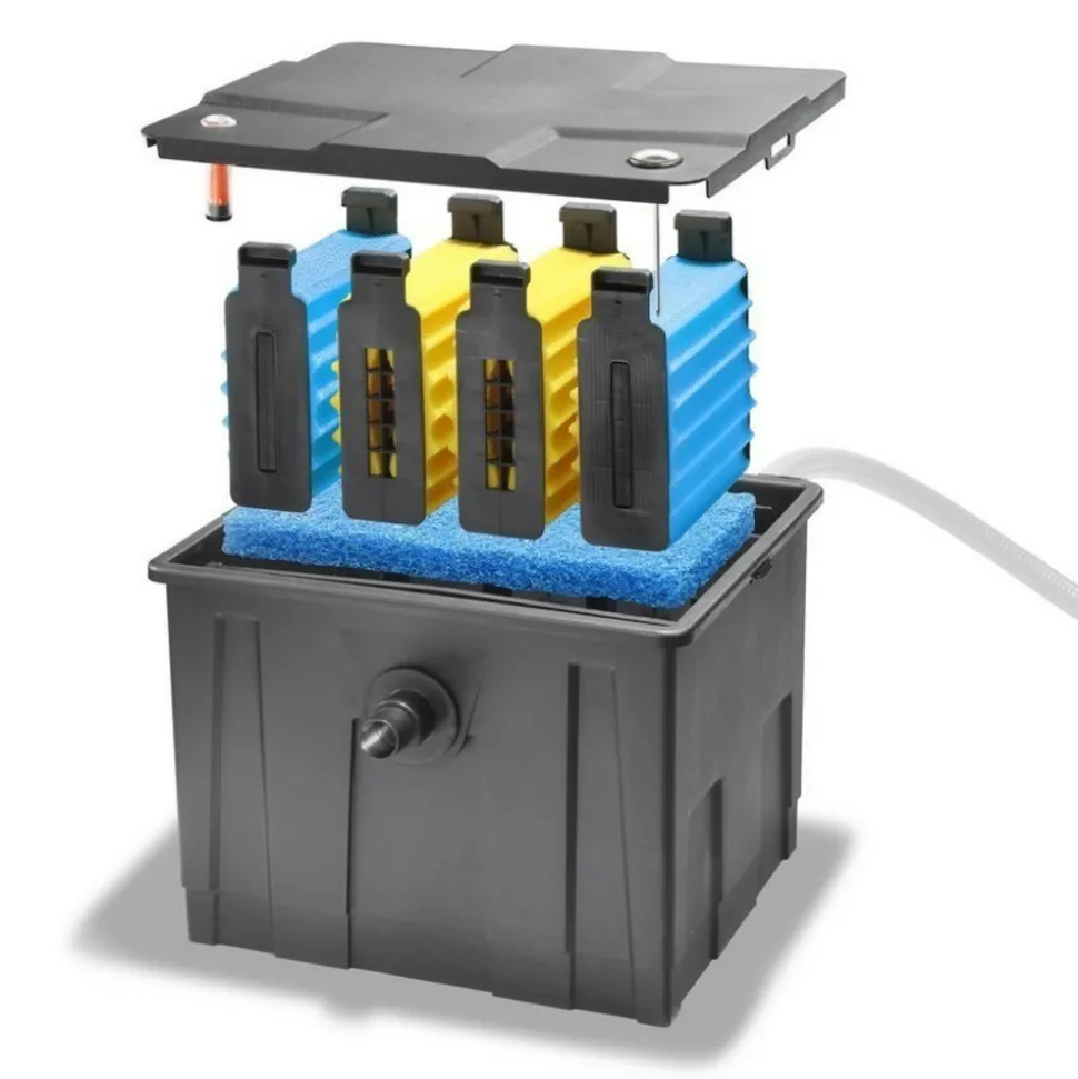 SOLAIREPRATIQUE - Kit pompe solaire bassin avec filtre gros débit premium 5000l-150w