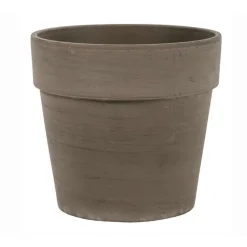 SPANG - Pot Calima en terre cuite, basalt Ø 24 x H. 22 cm