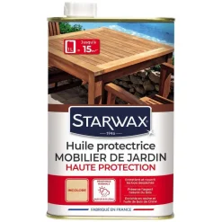 STARWAX - Huile protectrice teck et bois exotiques 1L