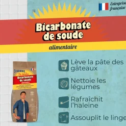 STARWAX THE FABULOUS - Bicarbonate de soude alimentaire 1kg Fabulous