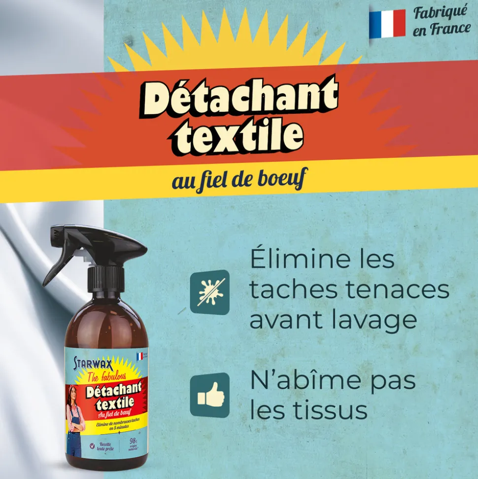 STARWAX THE FABULOUS - Détachant spray au fiel de bœuf 500ML Fabulous