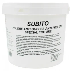 Subito poudre anti guêpes/frelons special toiture 5 kg - spguepe5