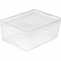 SUNWARE - Boite de rangement avec couvercle omega transparent 18 litres