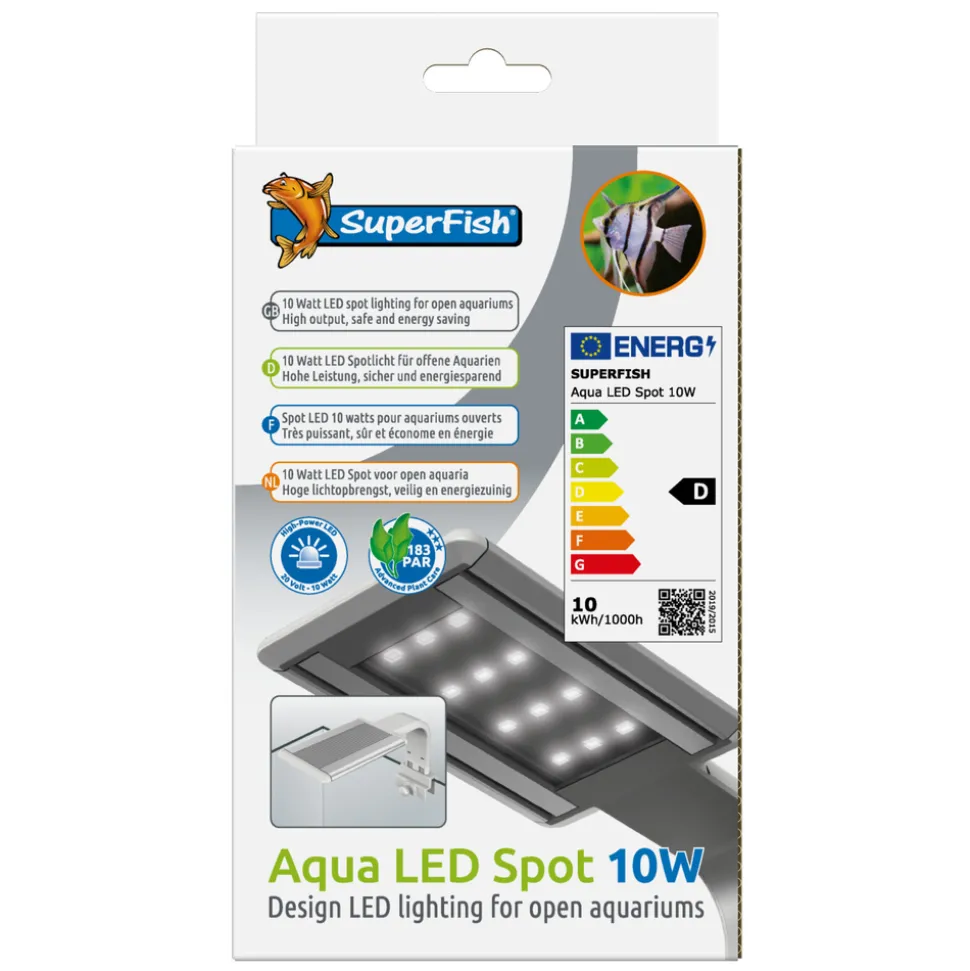 SUPERFISH - Spot led 10 watts pour aquarium ouvert