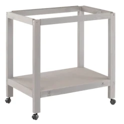 Supports pour cages à oiseaux ferplast sumet 65 wood support en bois avec roues