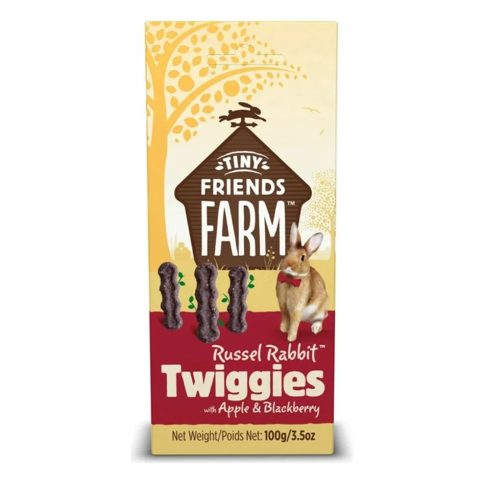SUPREME PETFOODS - Friandises lapin twiggies - pomme & mûres - supreme tiny friends 100 g