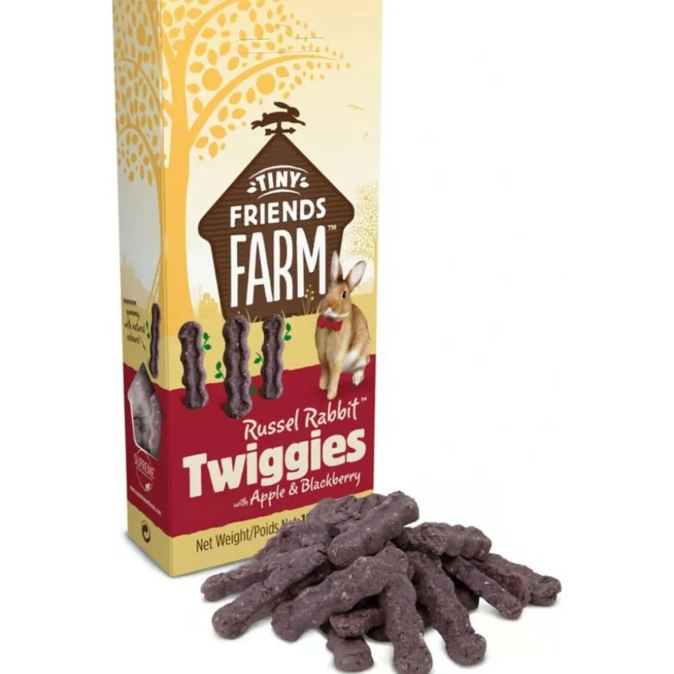 SUPREME PETFOODS - Friandises lapin twiggies - pomme & mûres - supreme tiny friends 100 g