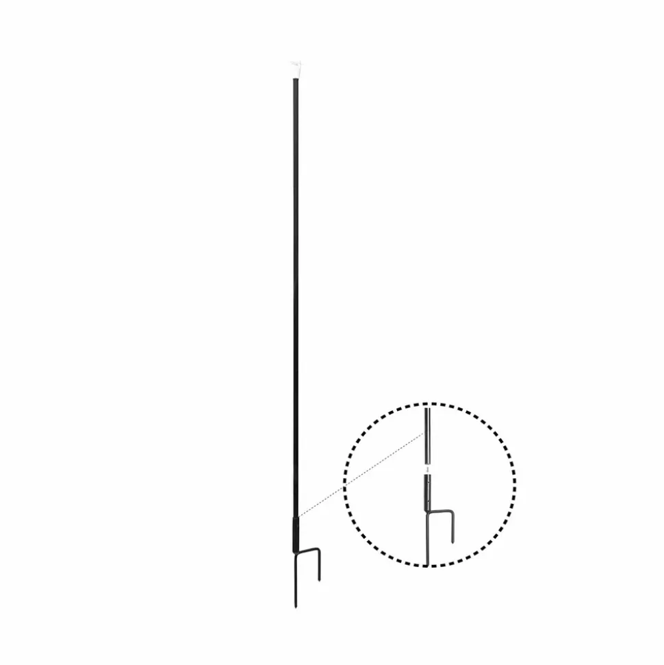 SWEEEK - Kit filet clôtures pour poules 24m avec 8 piquets double pointes. Modulable. Porte d'accès. Sardines incluses