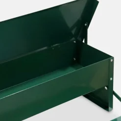 SWEEEK - Mangeoire automatique pour poules - distributeur à pédale - capacité de 5kg - acier galvanisé