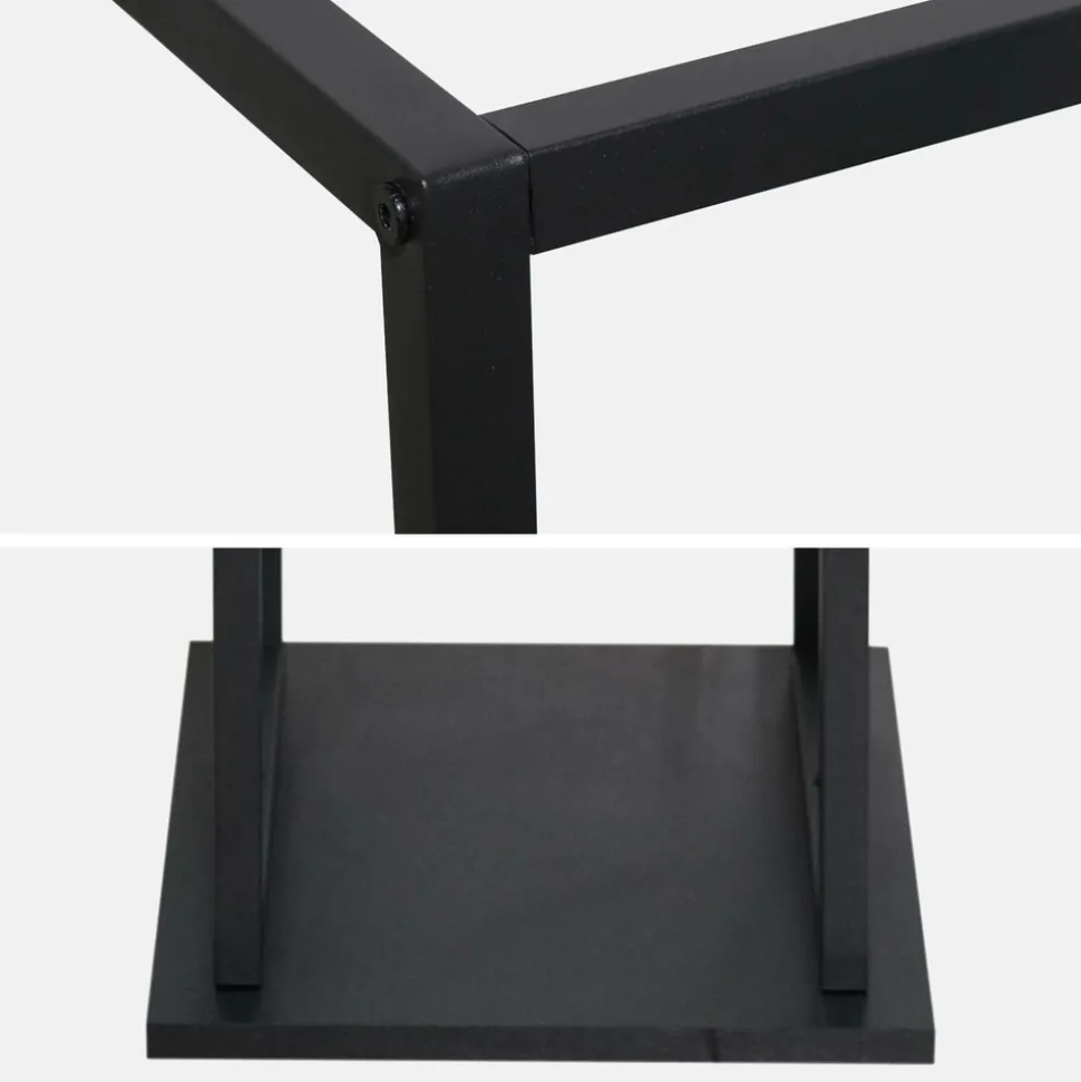 SWEEEK - Range bûches intérieur 112cm. Industriel. En acier