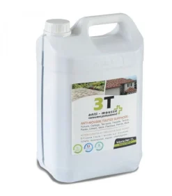 3T - Antimousse concentré 3t 5 litres à diluer pour 1000 m² de traitement toit toiture mur et sol