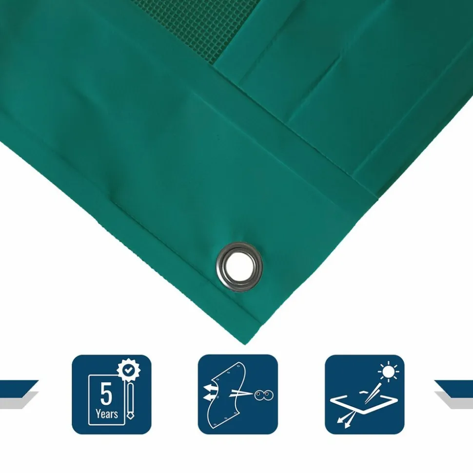 TECPLAST - Bâche micro-perforée tecplast mp460mu 2,5x3 m - verte - garantie 5 ans