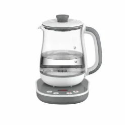 TEFAL - Machine à thé en verre 1,5 l, 8 réglages, panier à thé amovible inox