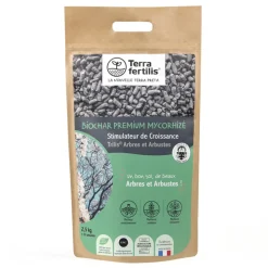 TERRA FERTILIS - Fertilisant arbres et arbustes à base de mycorhizes - 2,5 kg