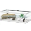 TERRATLANTIS - Aquarium pour tortue aquatique équipé blanc L.75 x l.36 x H.25 cm