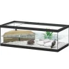 TERRATLANTIS - Aquarium pour tortue aquatique équipé noir L.75 x l.36 x H.25 cm