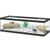 TERRATLANTIS - Aquarium pour tortue aquatique équipé noir L.104 x l.40 x H.30 cm
