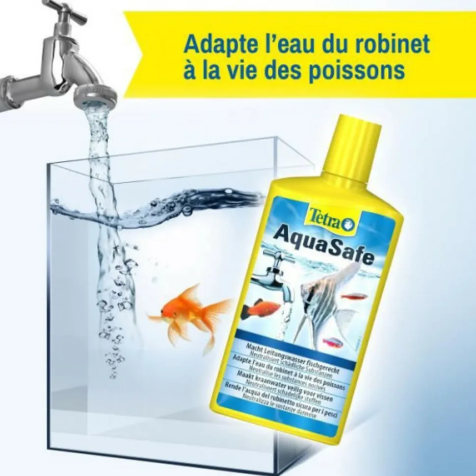 TETRA - Aquasafe 500 ml - pour aquarium