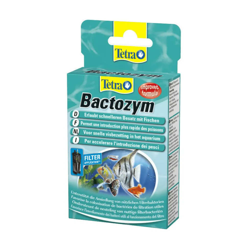 TETRA - Bactozym augmente l'activité biologique, 10 comprimés pour aquarium