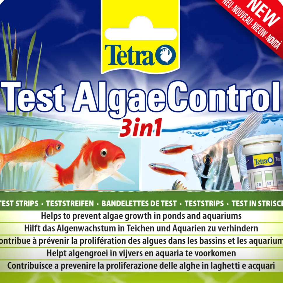 TETRA - Bandelettes Test Algae Control 3 in 1 pour aquarium