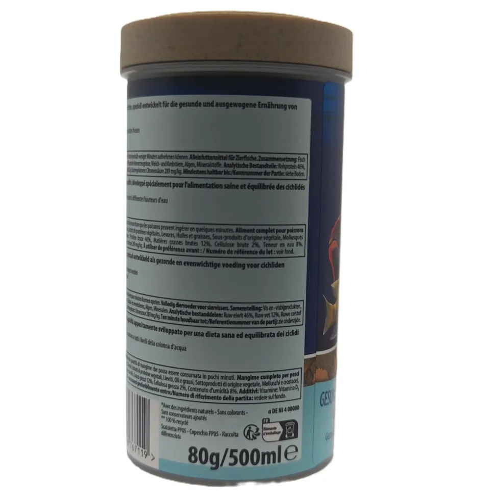 TETRA - Cichlid xl flocons 80 g 500 ml nourriture pour cichlidés et poissons d'orne