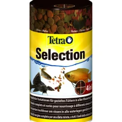 TETRA - Menu selection 4 aliment complet pour poissons tropicaux 95g/250ml