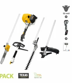 TEXAS - Multifonction thermique multi-outils 5 en 1 52cm3 bcu52m texas