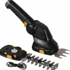 TEXAS - Pack cisaille à gazon 70mm et taille arbuste 120mm batterie lithium usb texas htg360li